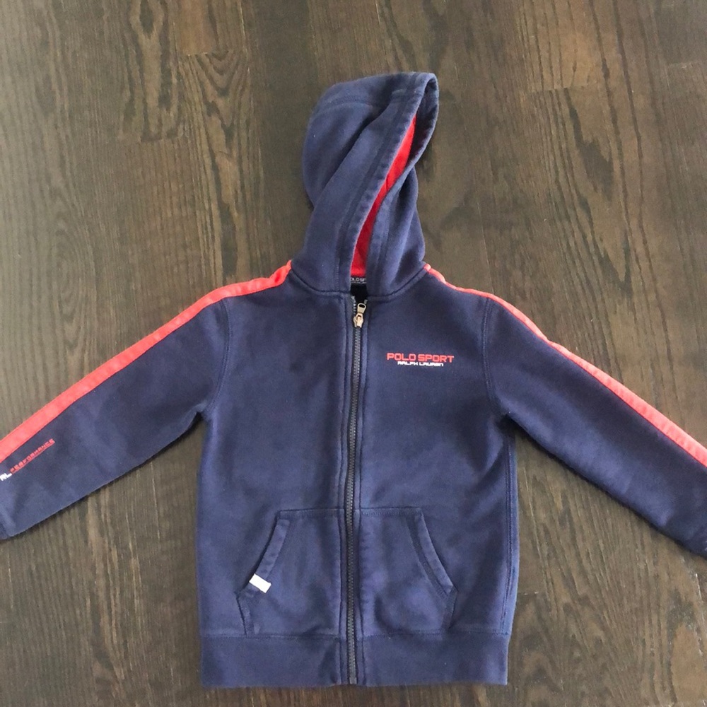 Worn Ralph Lauren sport zip hoodie size 6